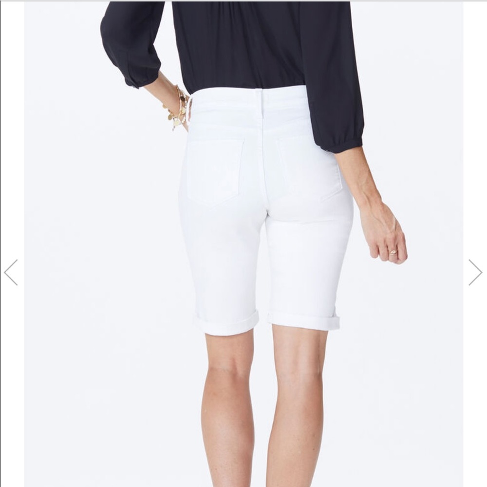 White Low Rise Jorts - Picture 11 of 12